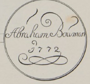 Abraham Bouman 1772