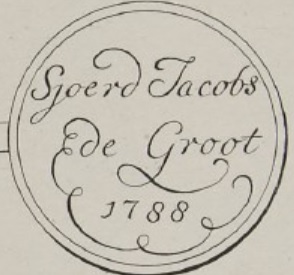 Sjoerd Jacobs de Groot 1788

SJDG