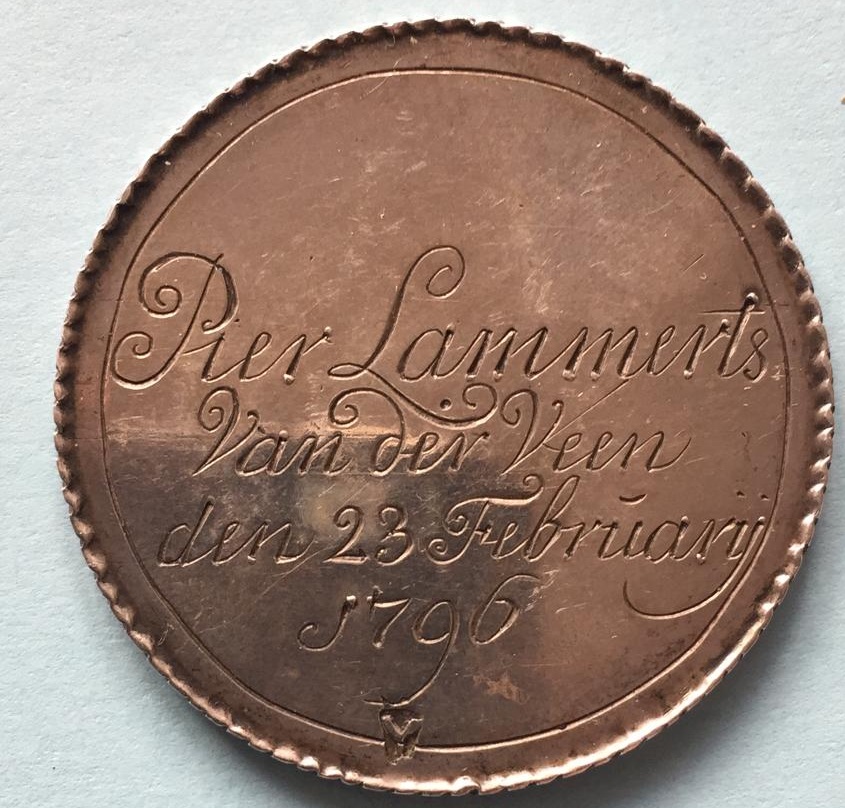 Pier Lammerts van der Veen den 23 february 1796

PL