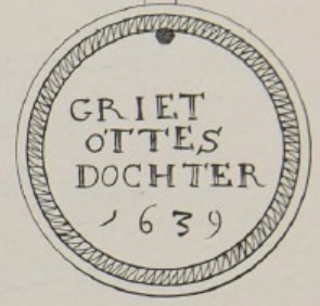 Griet Ottes dochter 1639

SF